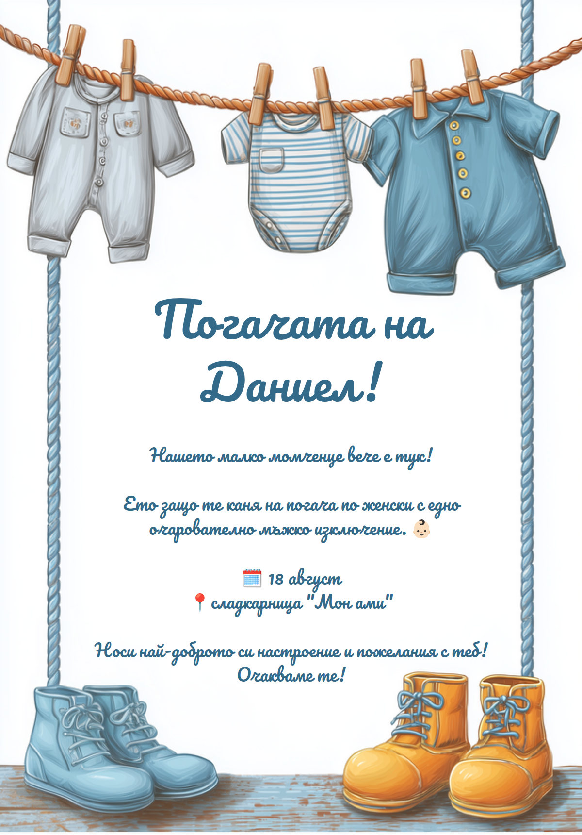 Сини дрешки на простор