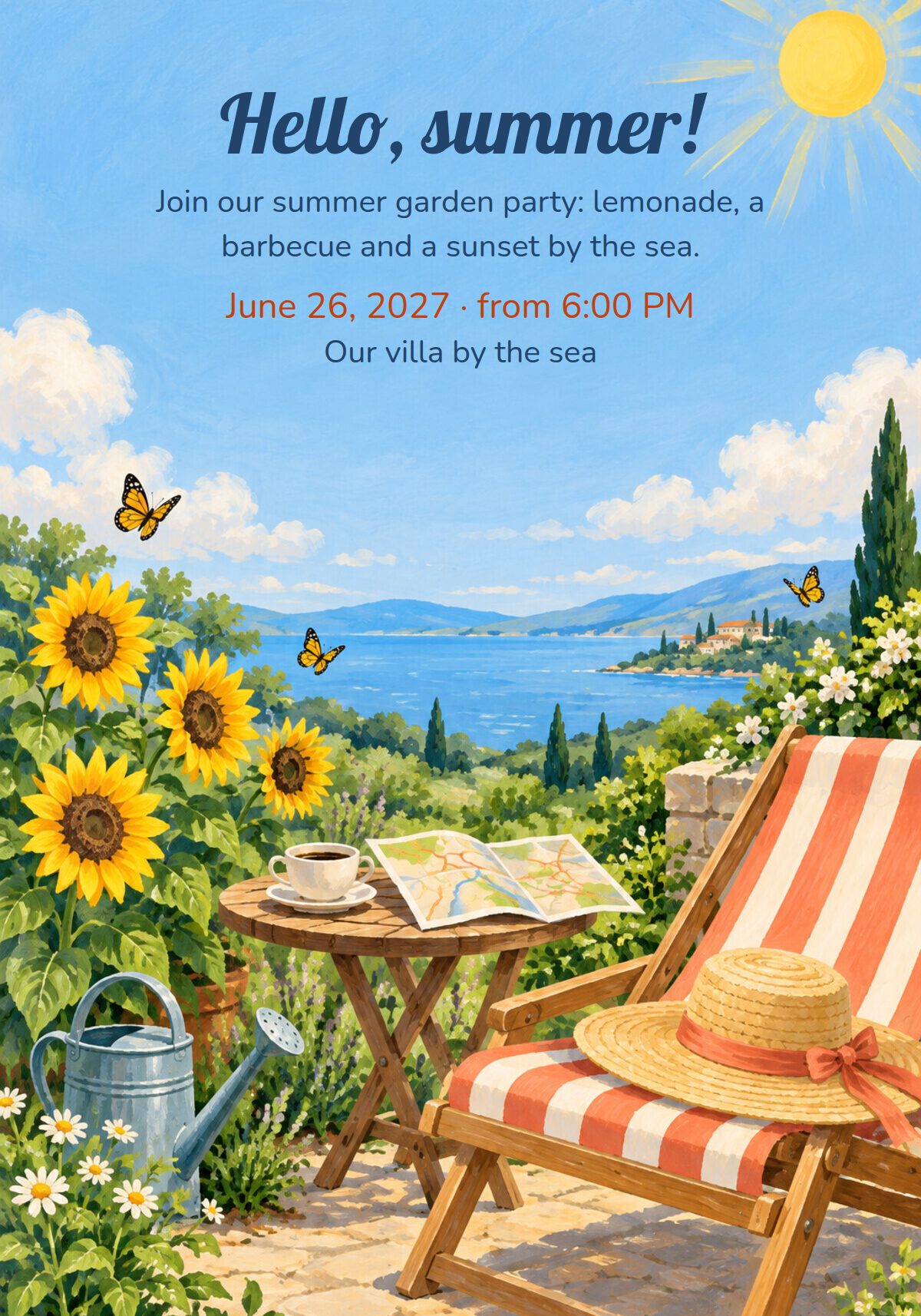 Summer Party Invitation