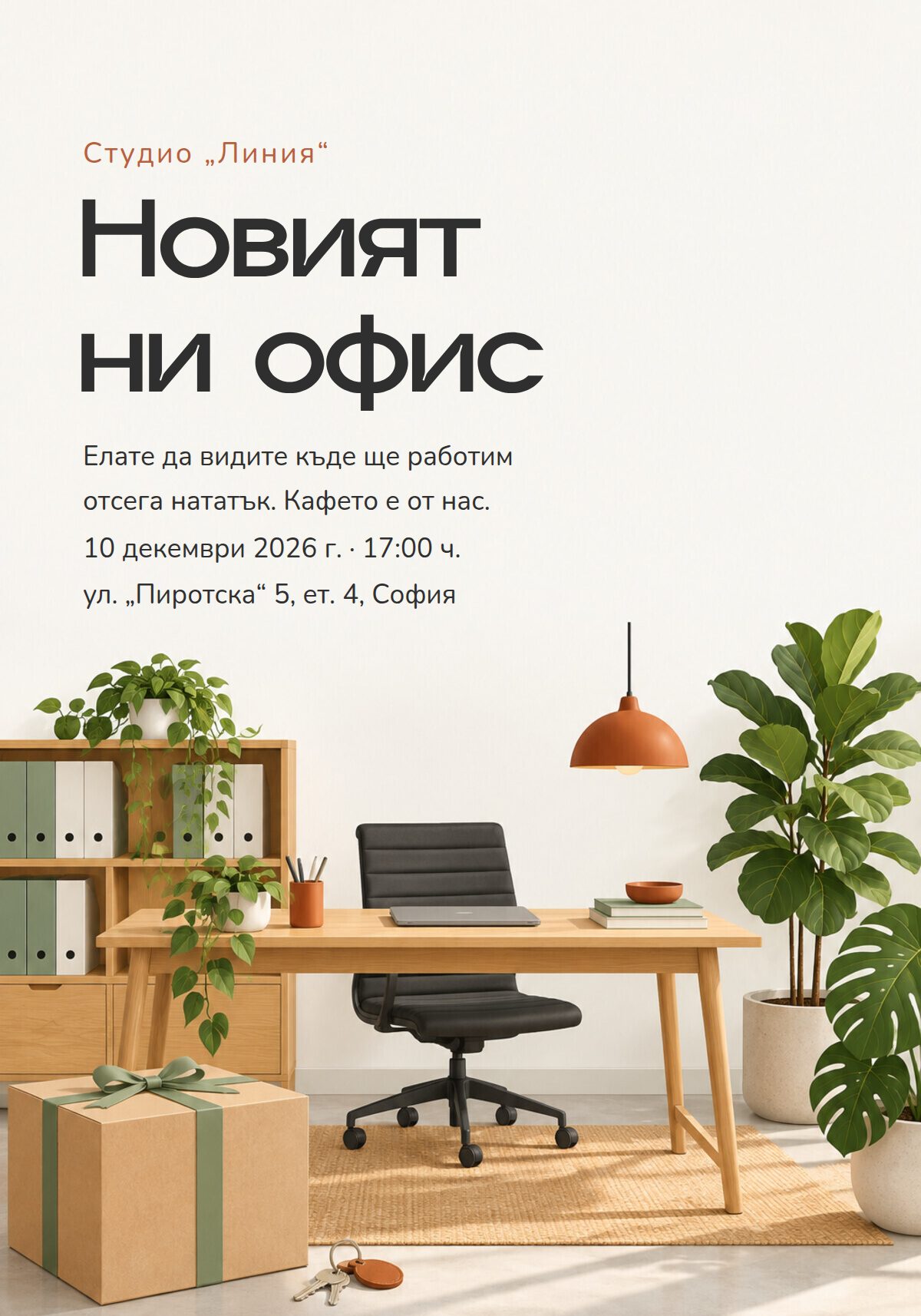 Покана за откриване на офис