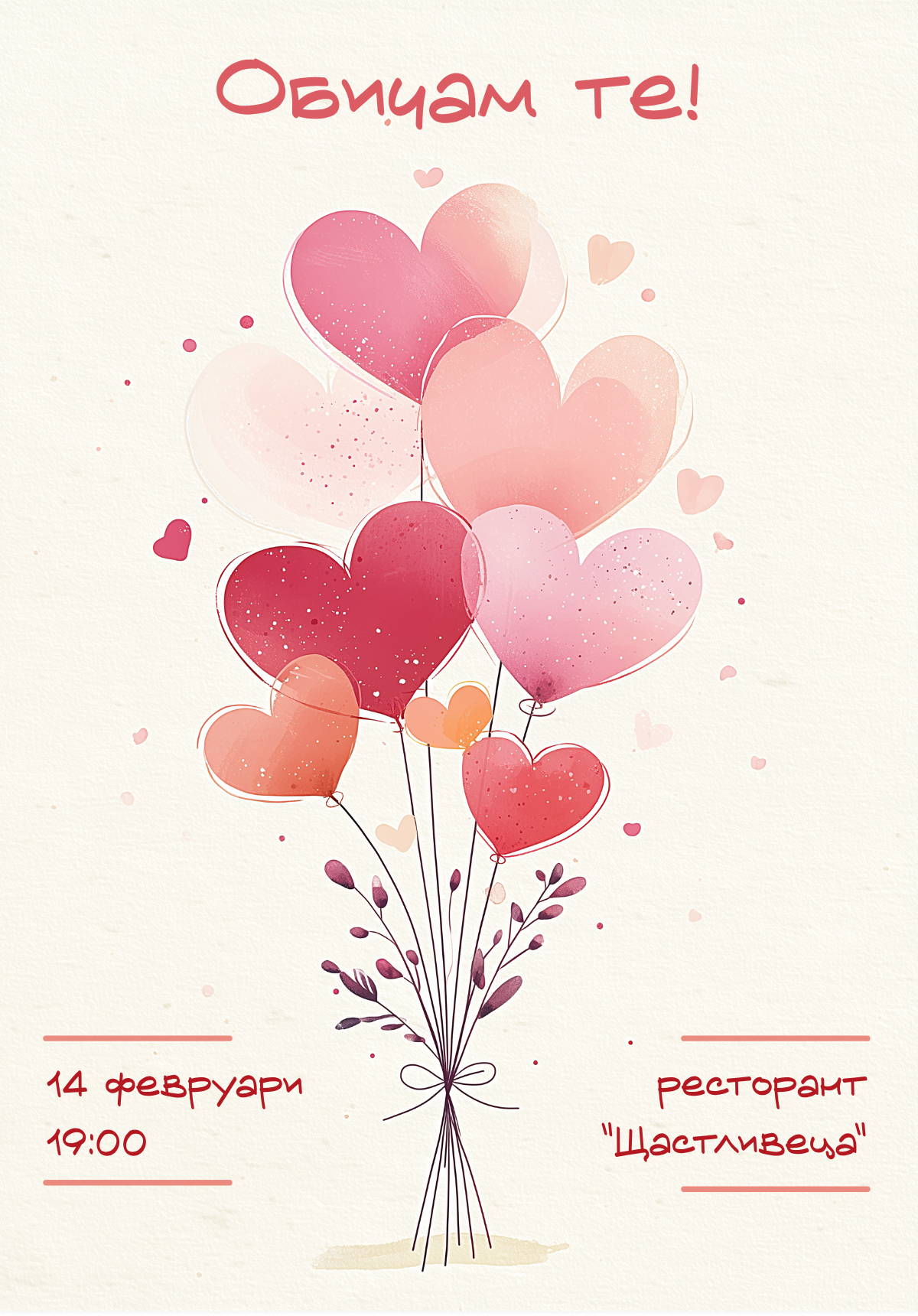 Сърца балони