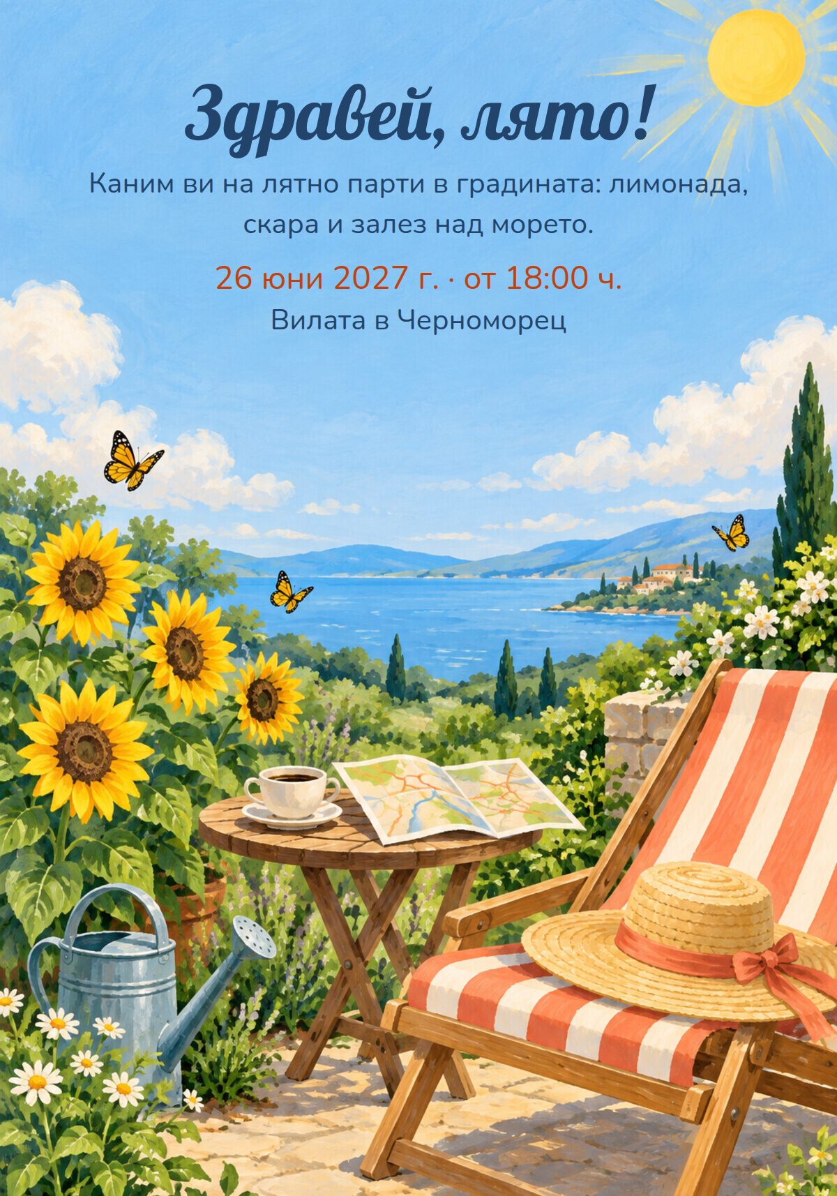 Покана за лятно парти