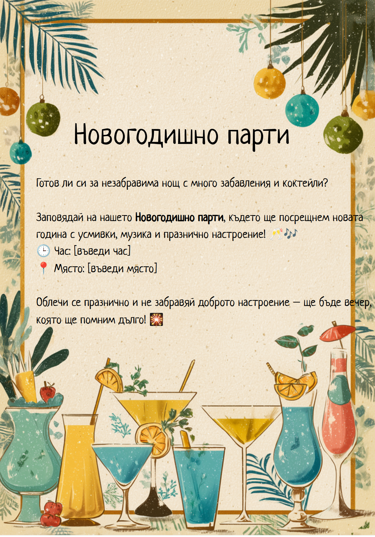 Парти с коктейли