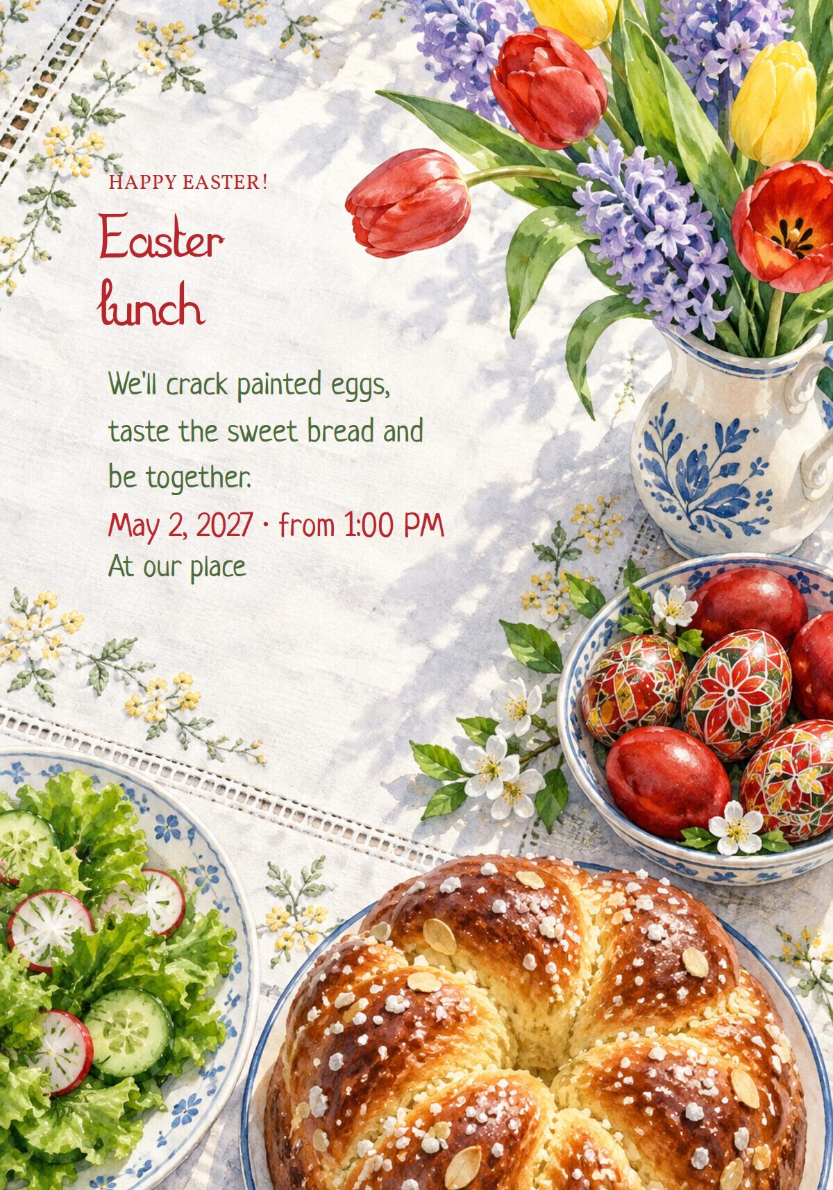 Easter Lunch Invitation