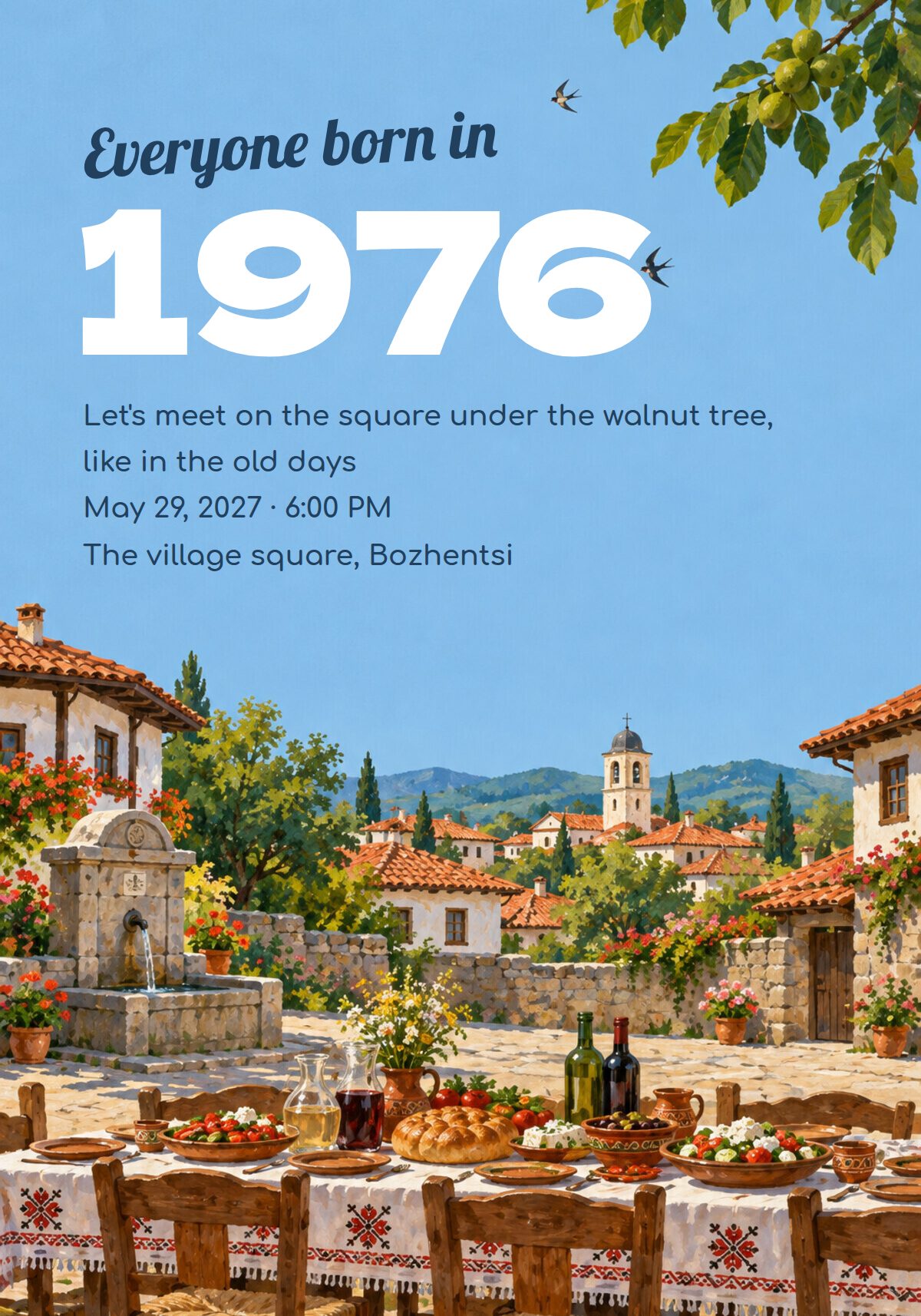 Same-Year Reunion Invitation