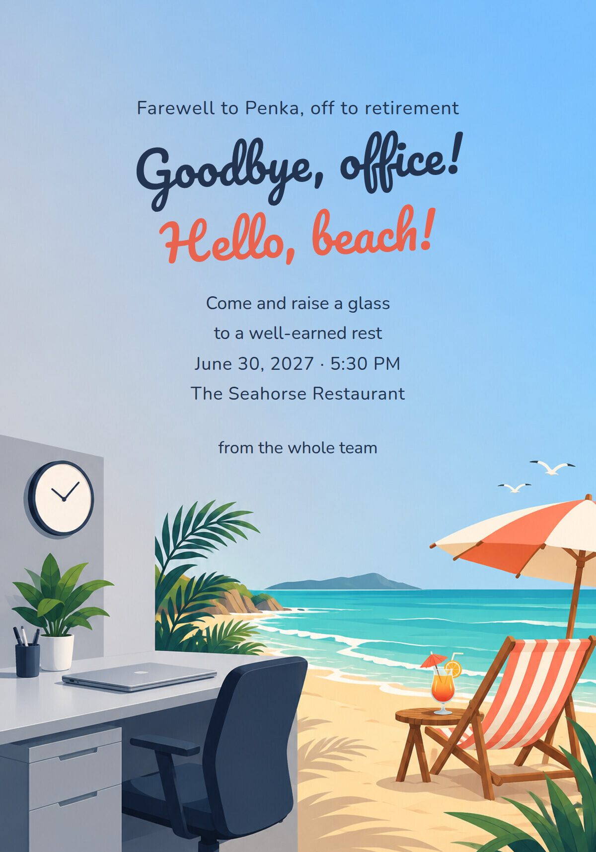 Retirement Farewell Invitation
