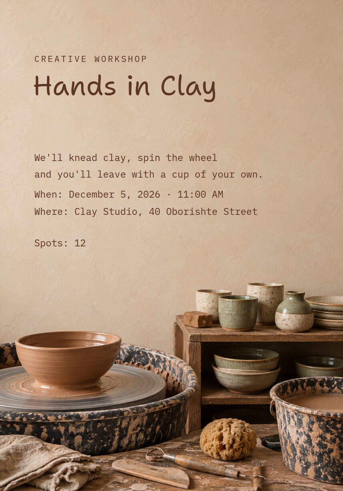 Creative Workshop Invitation
