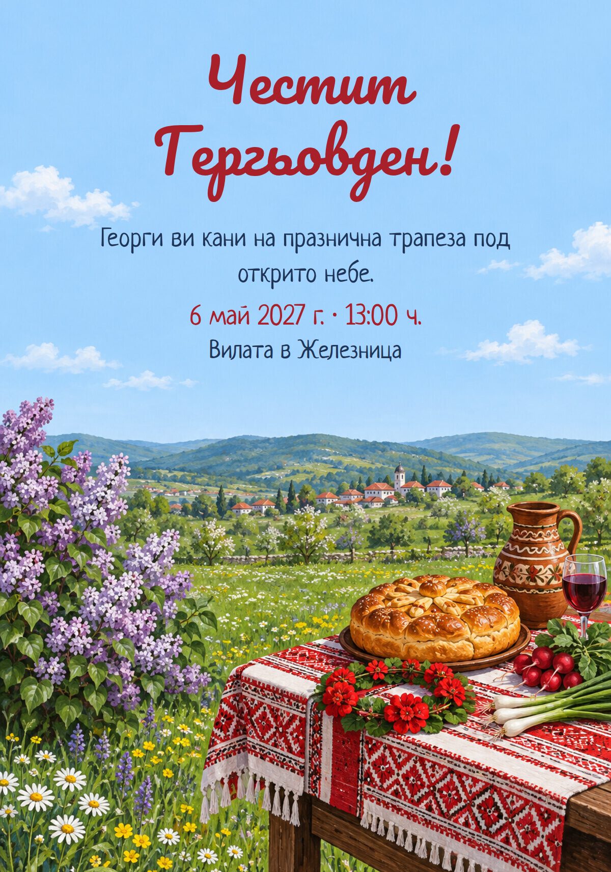 Покана за Гергьовден