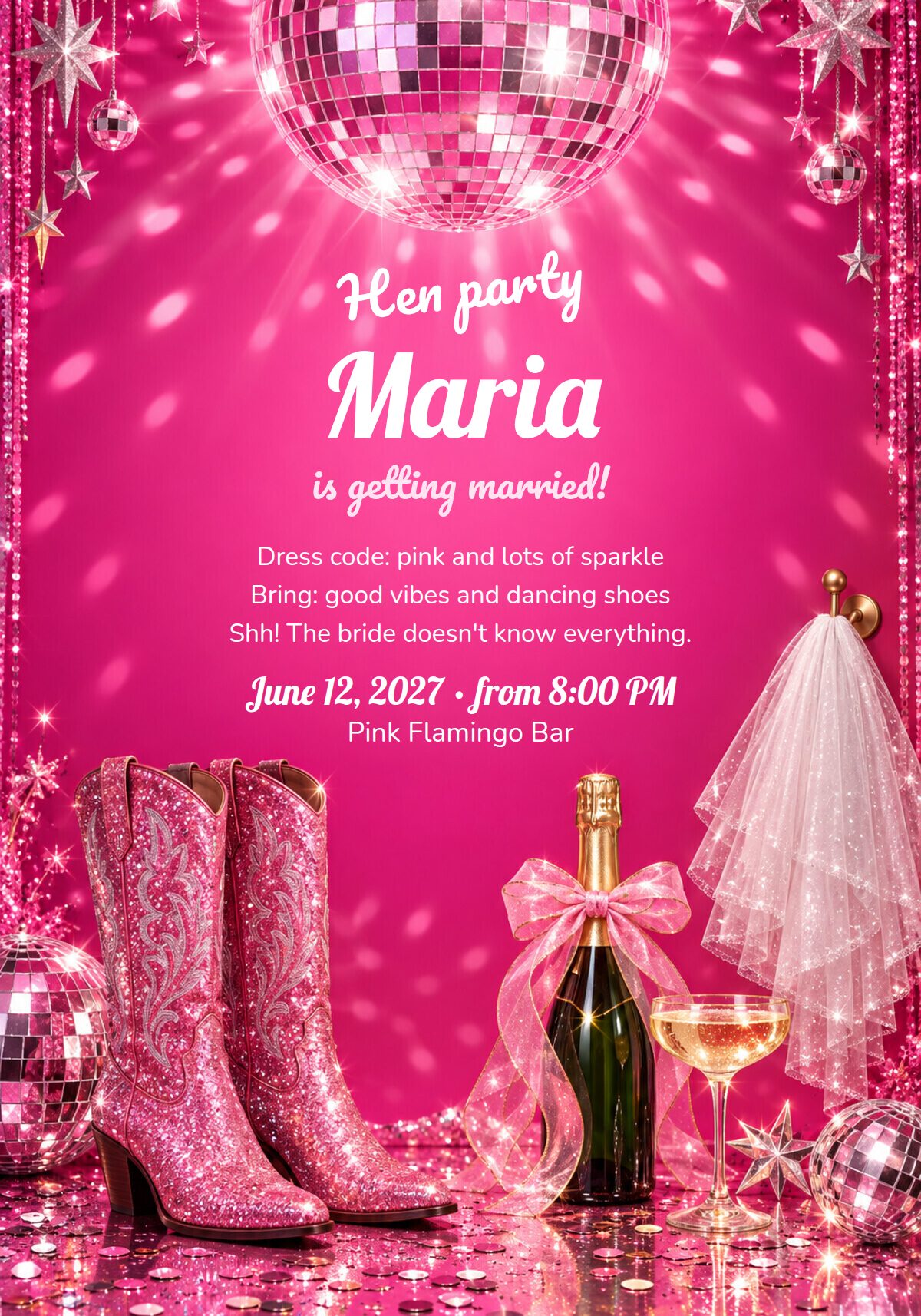 Bachelorette Party Invitation