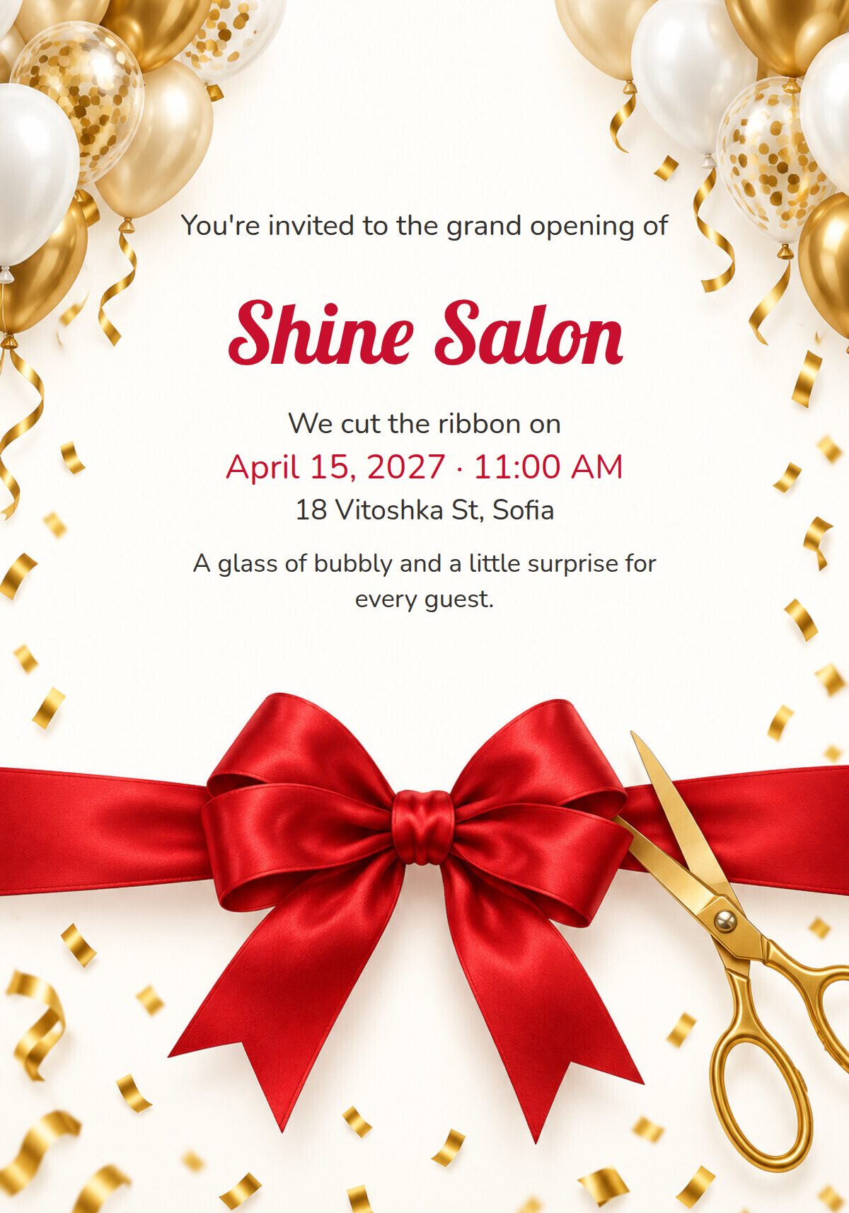 Grand Opening Invitation