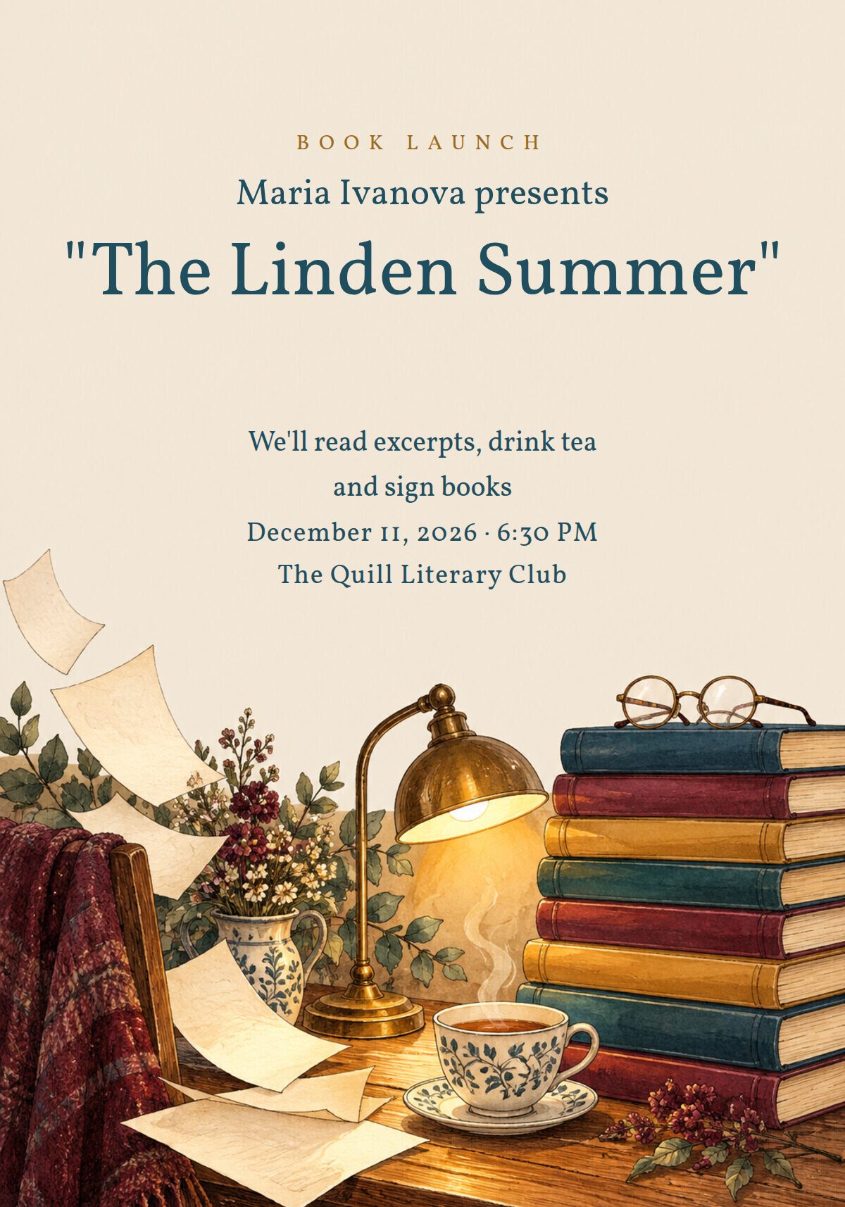 Book Launch Invitation