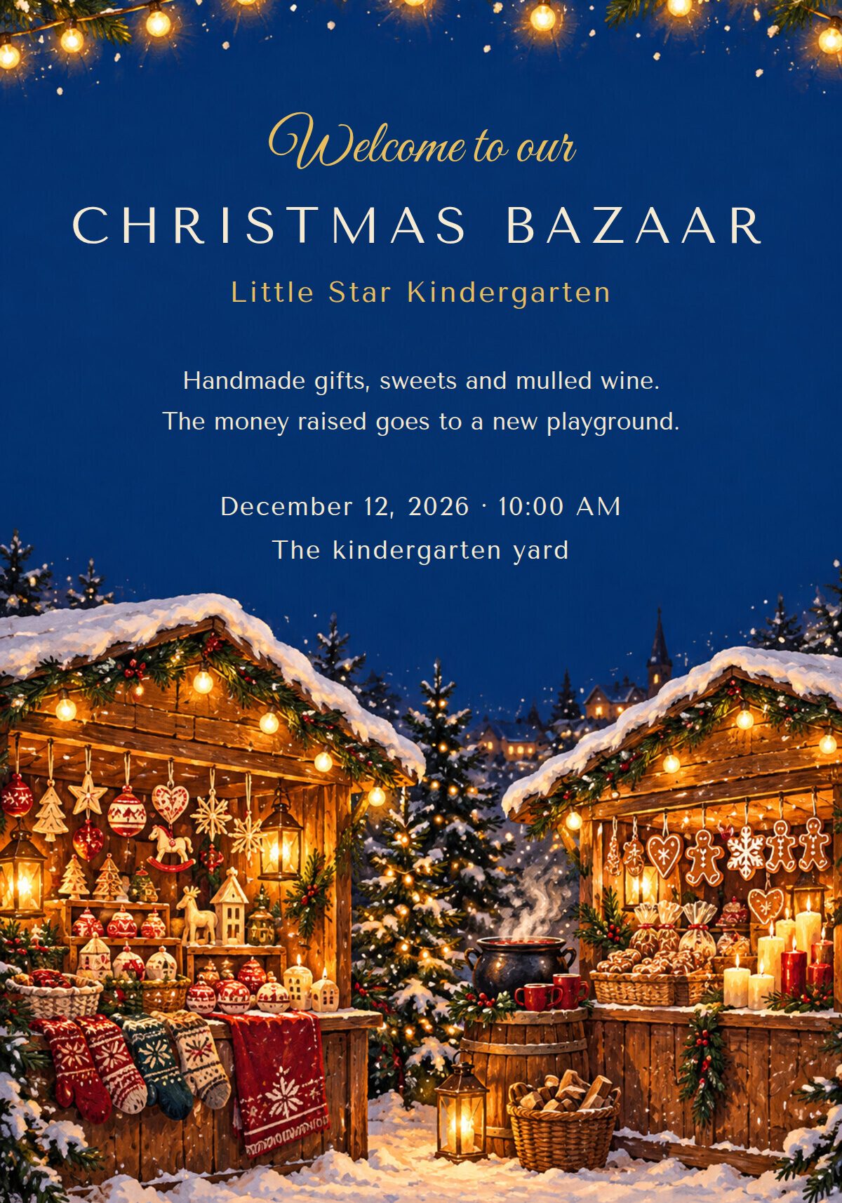 Christmas Bazaar Invitation