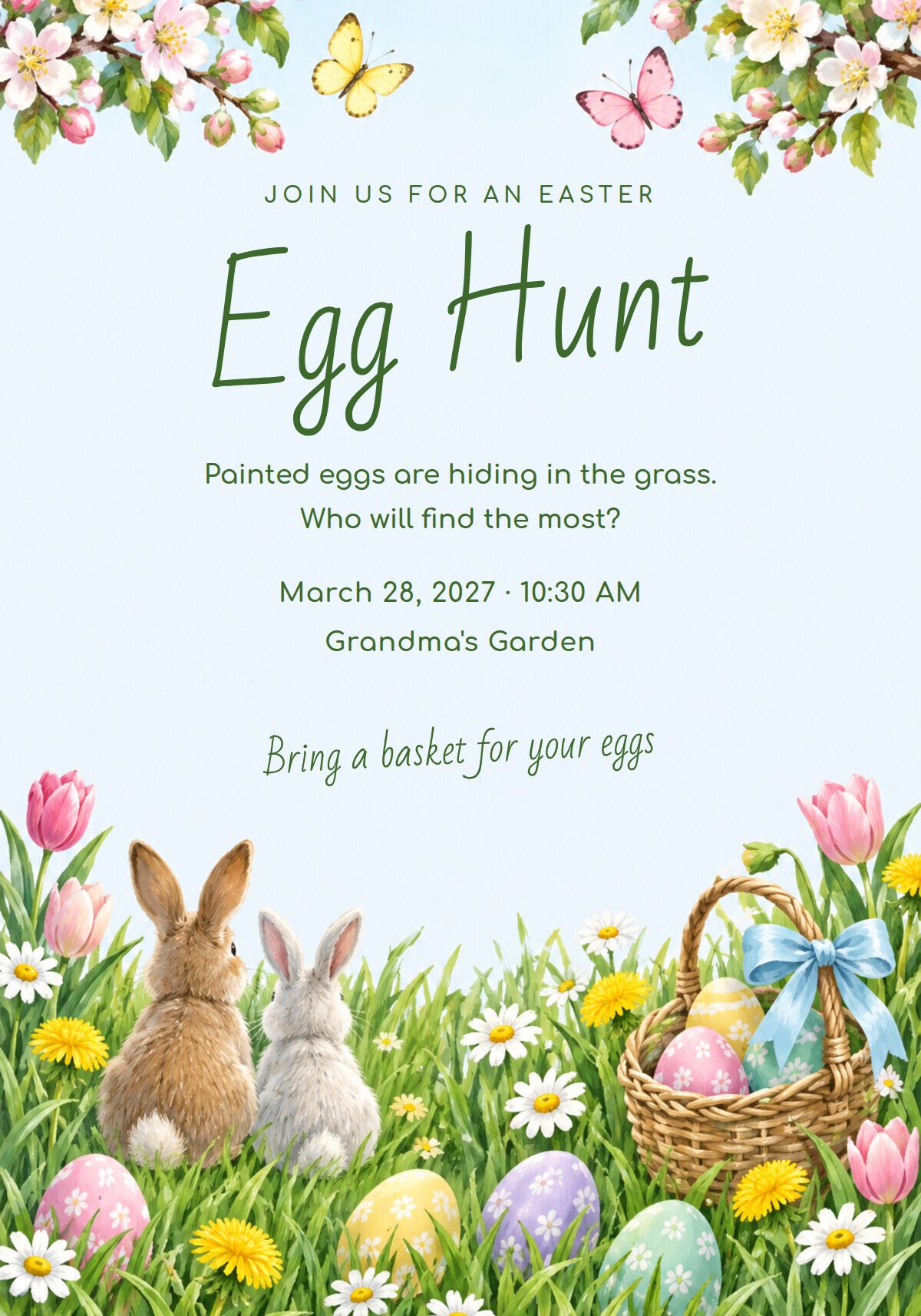Easter Egg Hunt Invitation